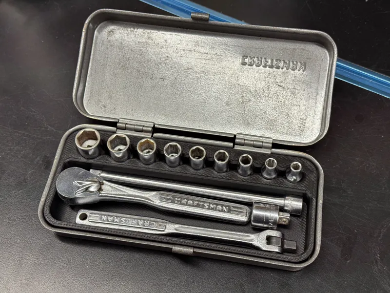 Vintage Craftsman 1/4" Socket Set Insert