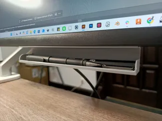 Under-Monitor Pen Holder