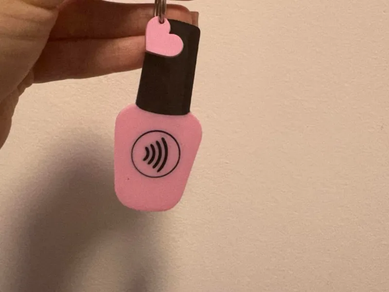 Heart Charm Keychain