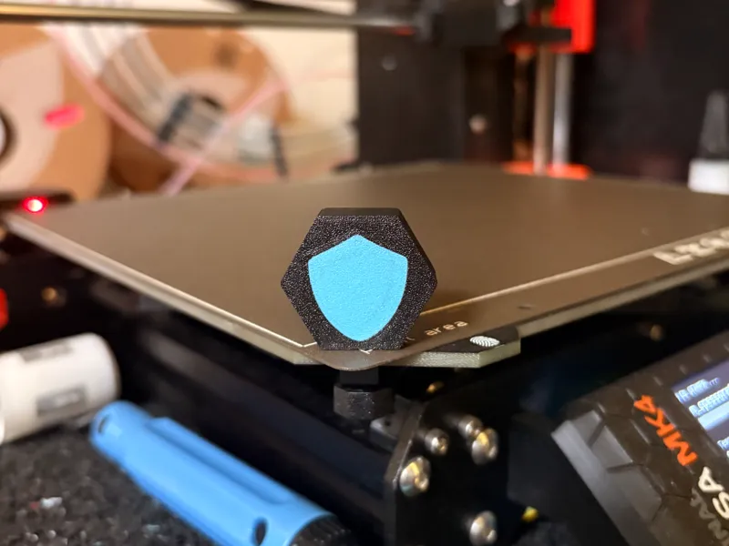 Exagon with shield D&D