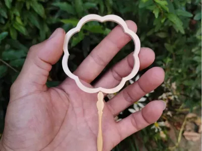 Silk Fan - Eight-petal Style