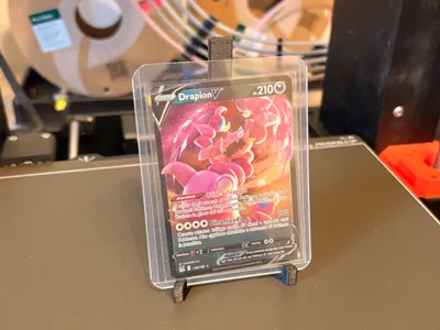 card holder pedestal