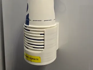 Magnetic paper cup (7oz) holder for fridge
