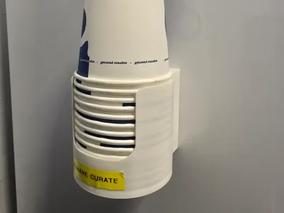 Magnetic paper cup (7oz) holder for fridge