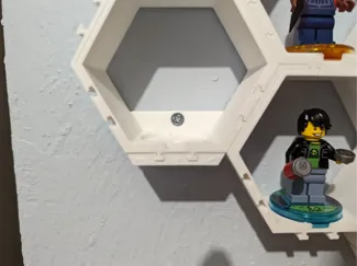 L E G O Minifig Hexagons Wall Mounts