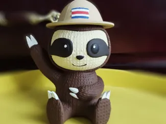 Oso perezoso estilo crochet