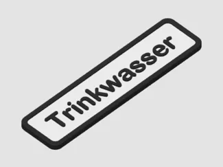Schild "Trinkwasser"