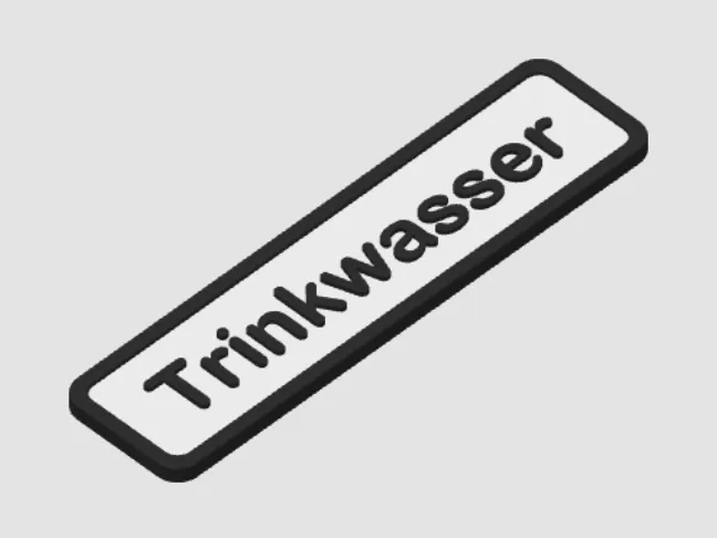 Schild "Trinkwasser"