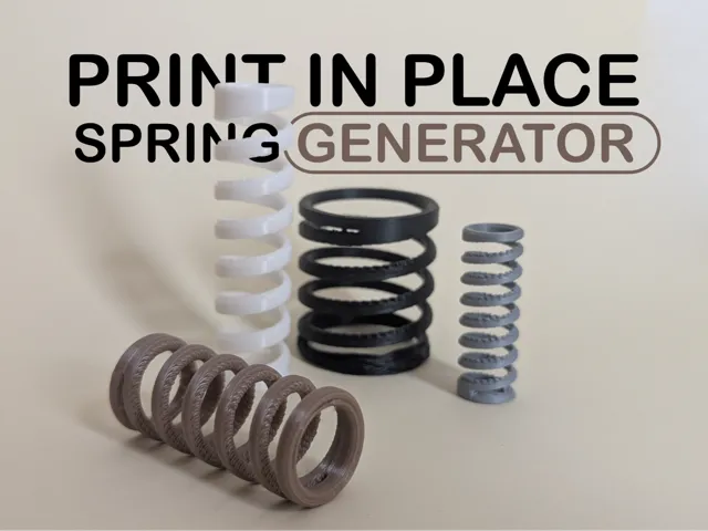 Printable Spring Configurator