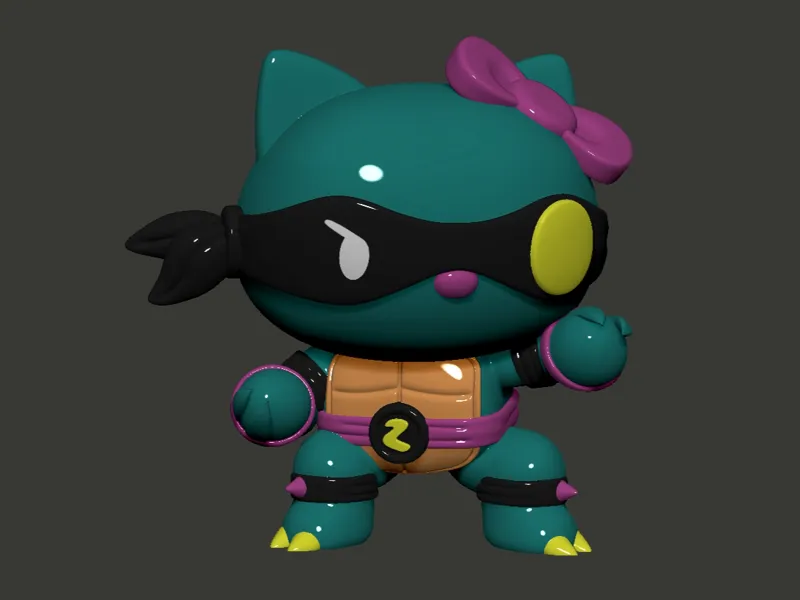 Slash McDonald's Happy Meal Hello Kitty TMNT