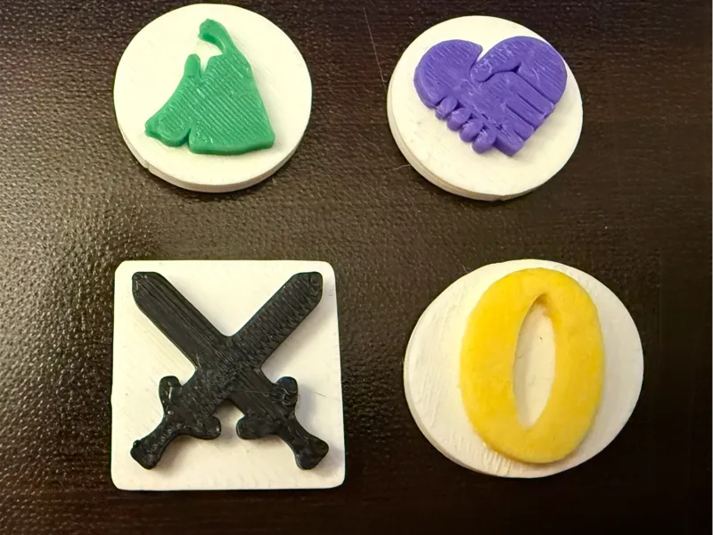 Jetons pour le jeu LSDA Destin de la communauté
