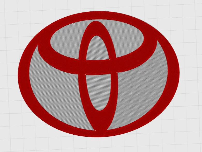 Toyota Logo Heckklappe Bus