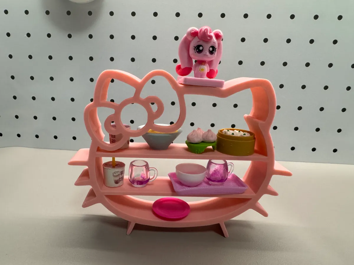 HelloKitty Storage Rack Mini Pretend Play Toy - Free 3D Print Model ...