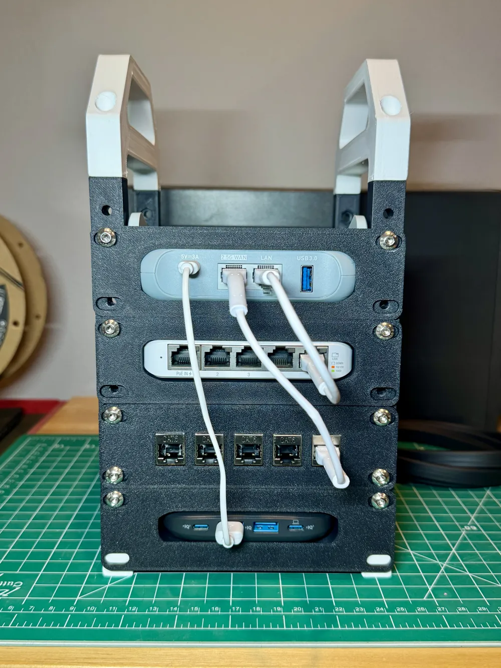 6-inch Rack Mount PDU Anker Nano Charging Station - Free 3D Print Model ...