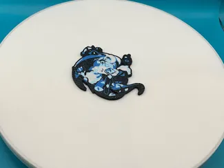 Shadow Milk Cookie Keychain
