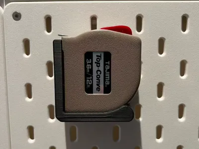 IKEA Pegboard Tape Measure Holder