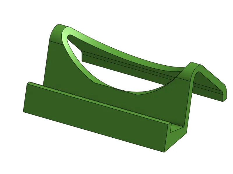 Phone stand with text 
