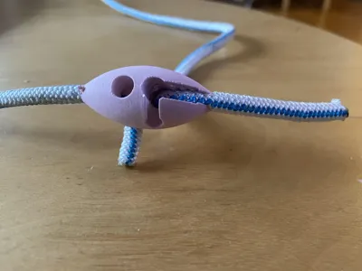 Sail tie (cleat for bungee cord)