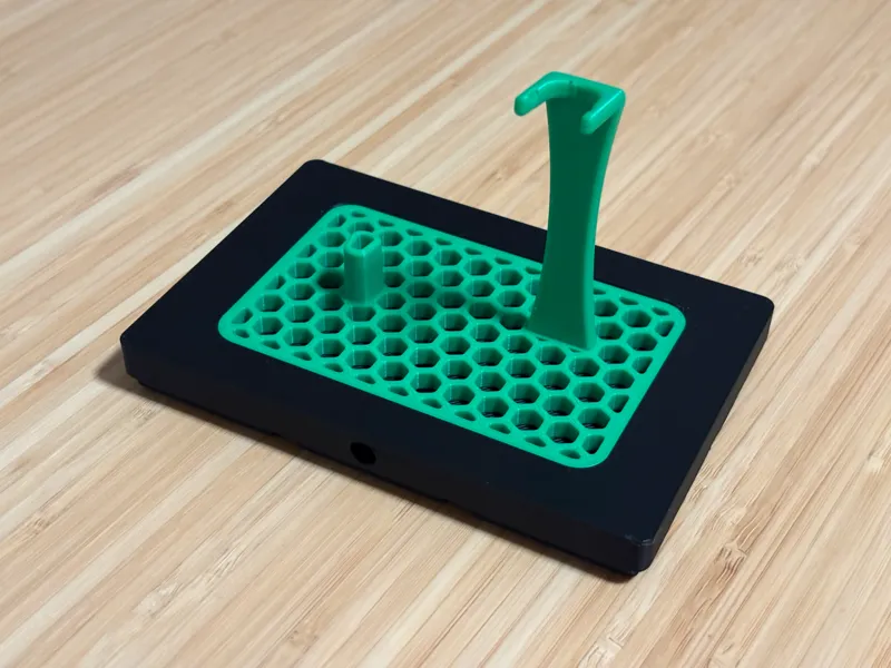 Gridfinity Base with sinkhole for Oral B stand