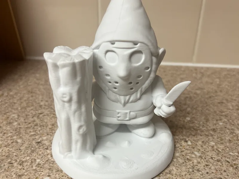Halloween Jason Voorhees Garden Gnome 