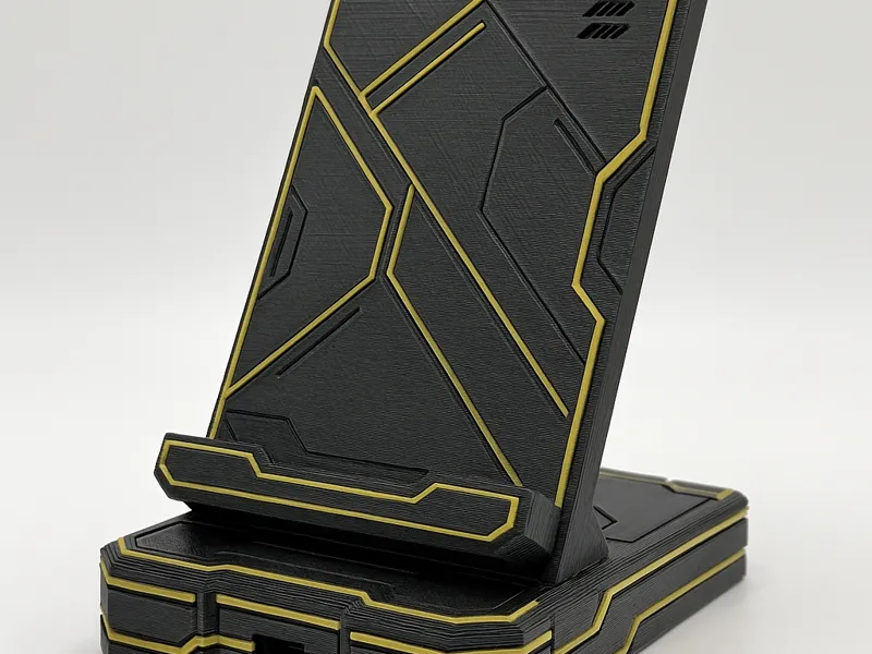 GridLink Dock – Cyberpunk Phone Stand