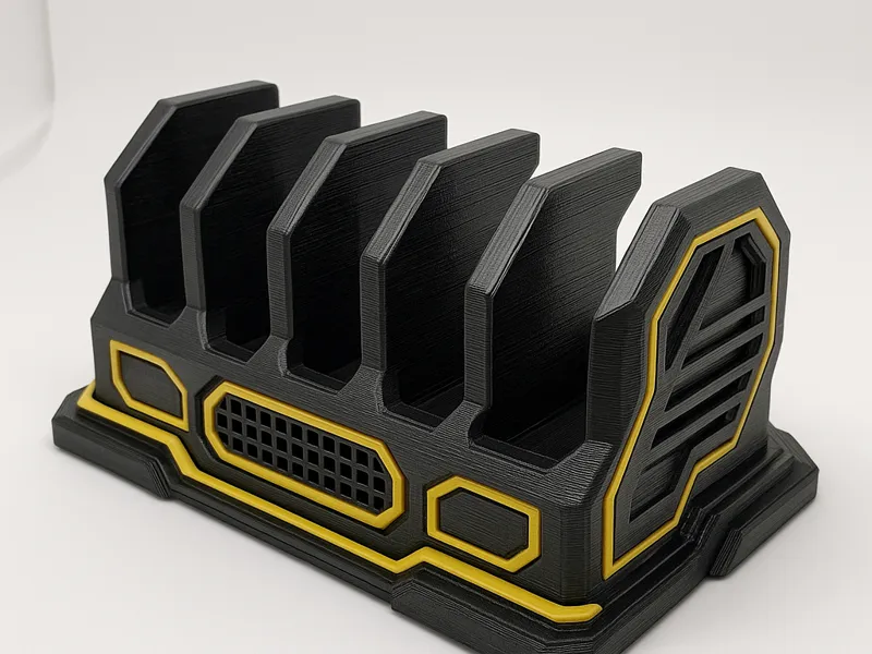 GridLock Cable Organizer Cyberpunk Wire Management