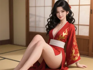 复古美女模型