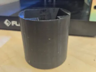 Cup holder to Motorola APX radio adapter