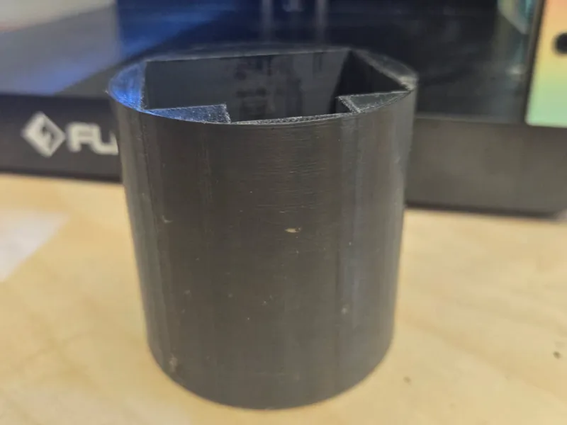 Cup holder to Motorola APX radio adapter