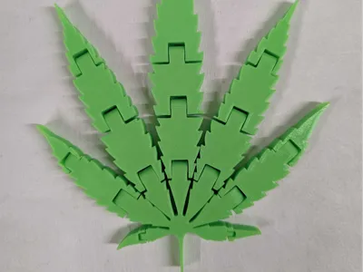 Articulated Pot Leaf