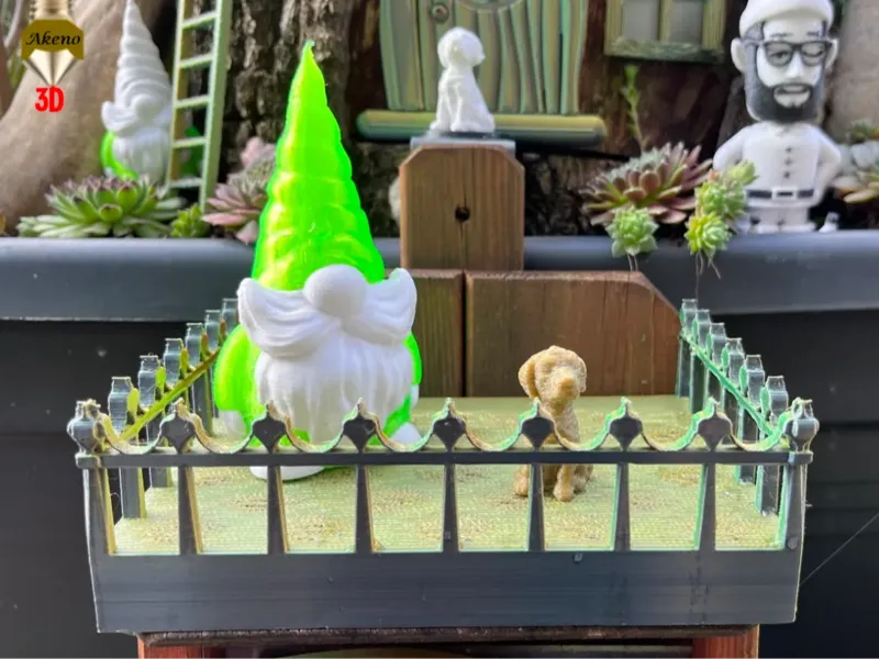 Fairy Fence for H0 and other miniatures