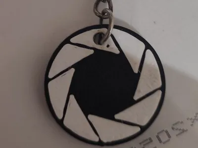 Aperture Science Keychain
