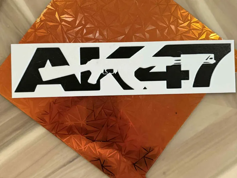 AK47 Sign