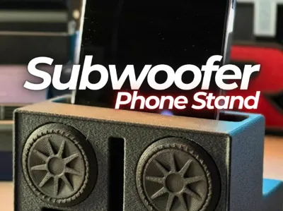 Subwoofer Phone Stand