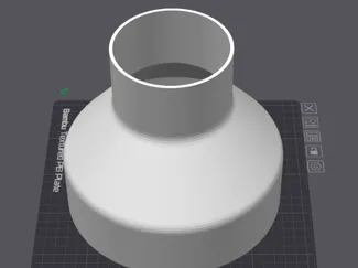 风管机用200mm(内)转100mm(外)接头