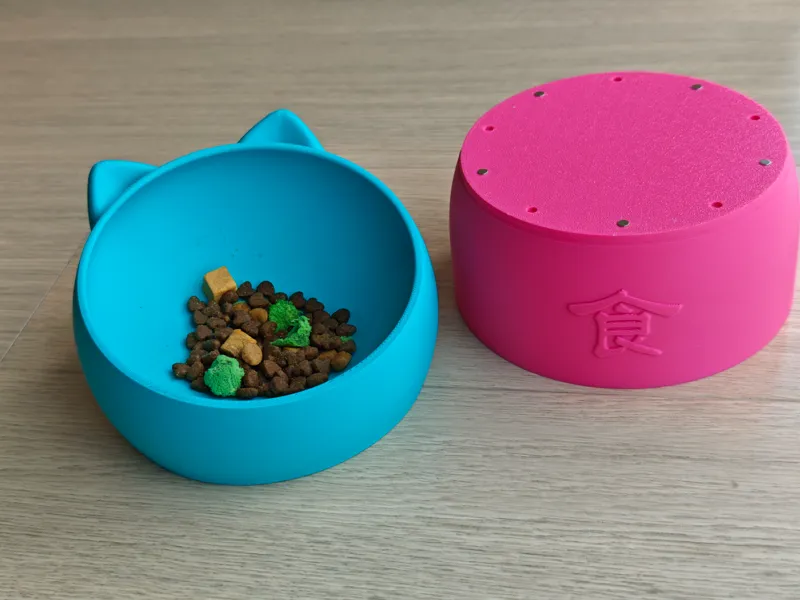 分体式猫食碗