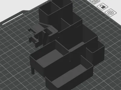 A1 x axis cable guide and storage