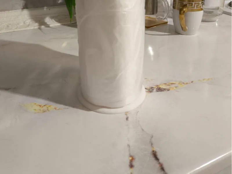 Paper towel/cellophane bags holder
