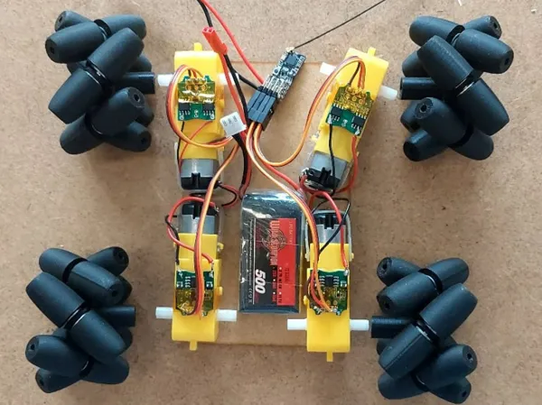 Roue mecanum pour robot RC