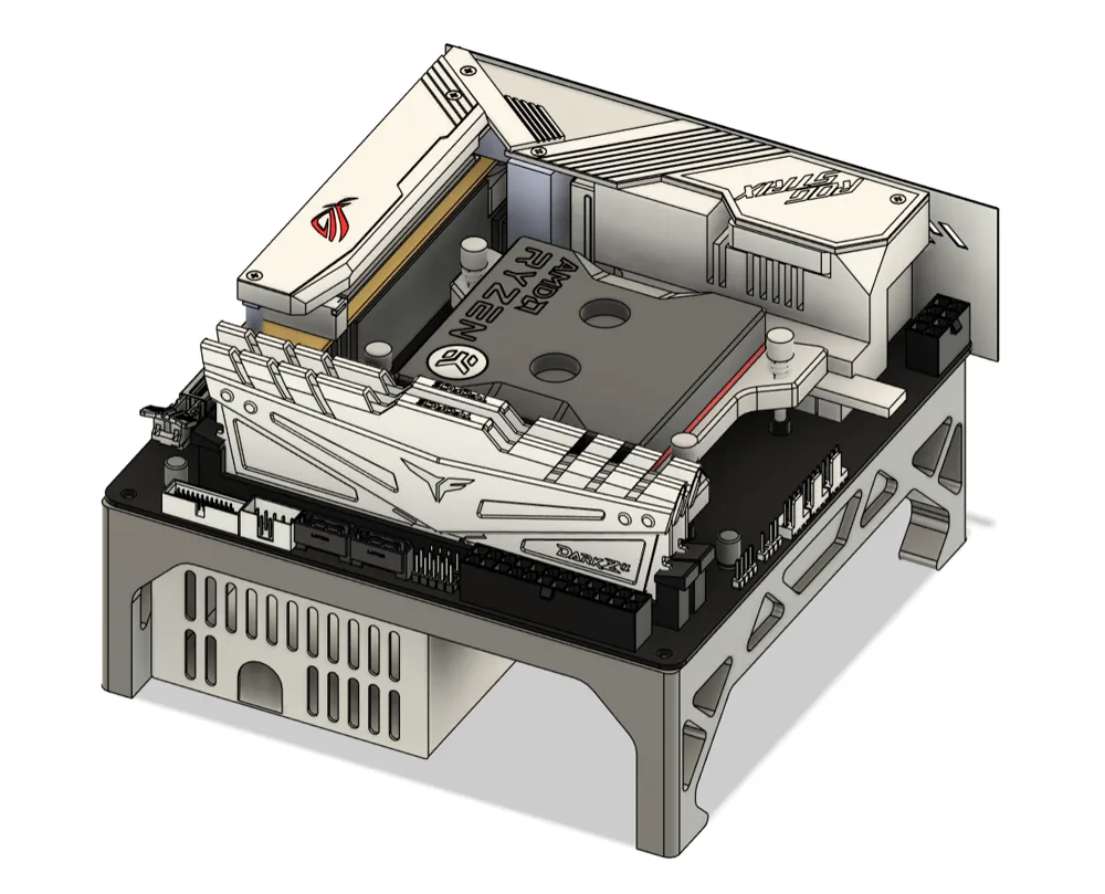 Computer Psu Bench Tester ITX Flex PSU Test Bench - Free 3D Print Model - MakerWorld