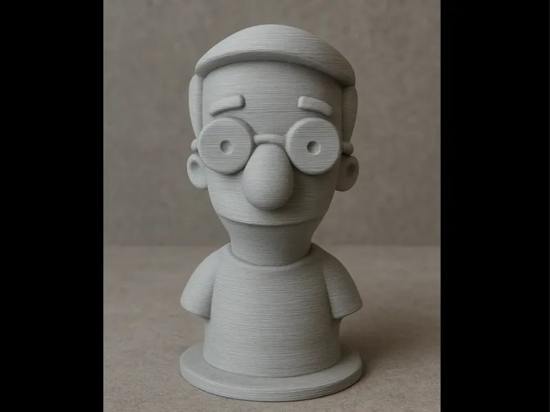 Bust Milhouse Van Houten (The Simpsons)