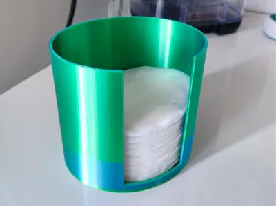 Oval Makeup Pad Holder
