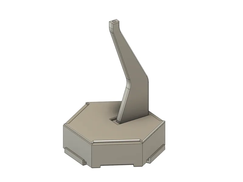 Action figure (Gunpla) stand with storage