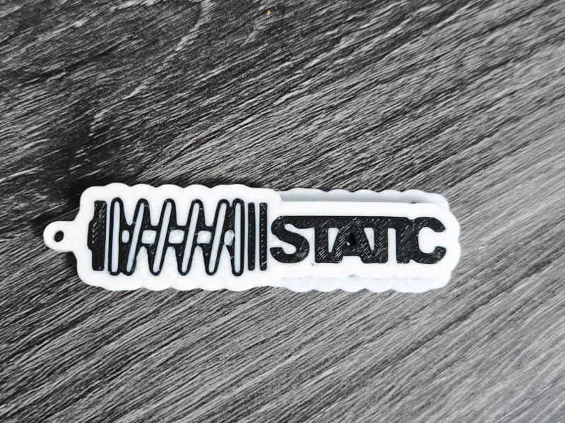 Static Schlüsselanhänger