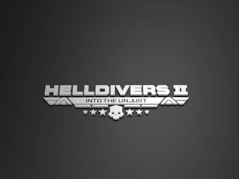 Into The Unjust Helldivers 2 logo