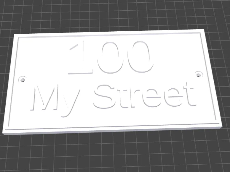 House Plate/Sign Maker Tool