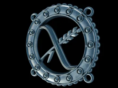 Renaissance pin: "Gluten-free"