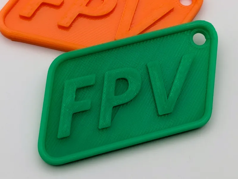 FPV Keychain - Drone Pilot Tag