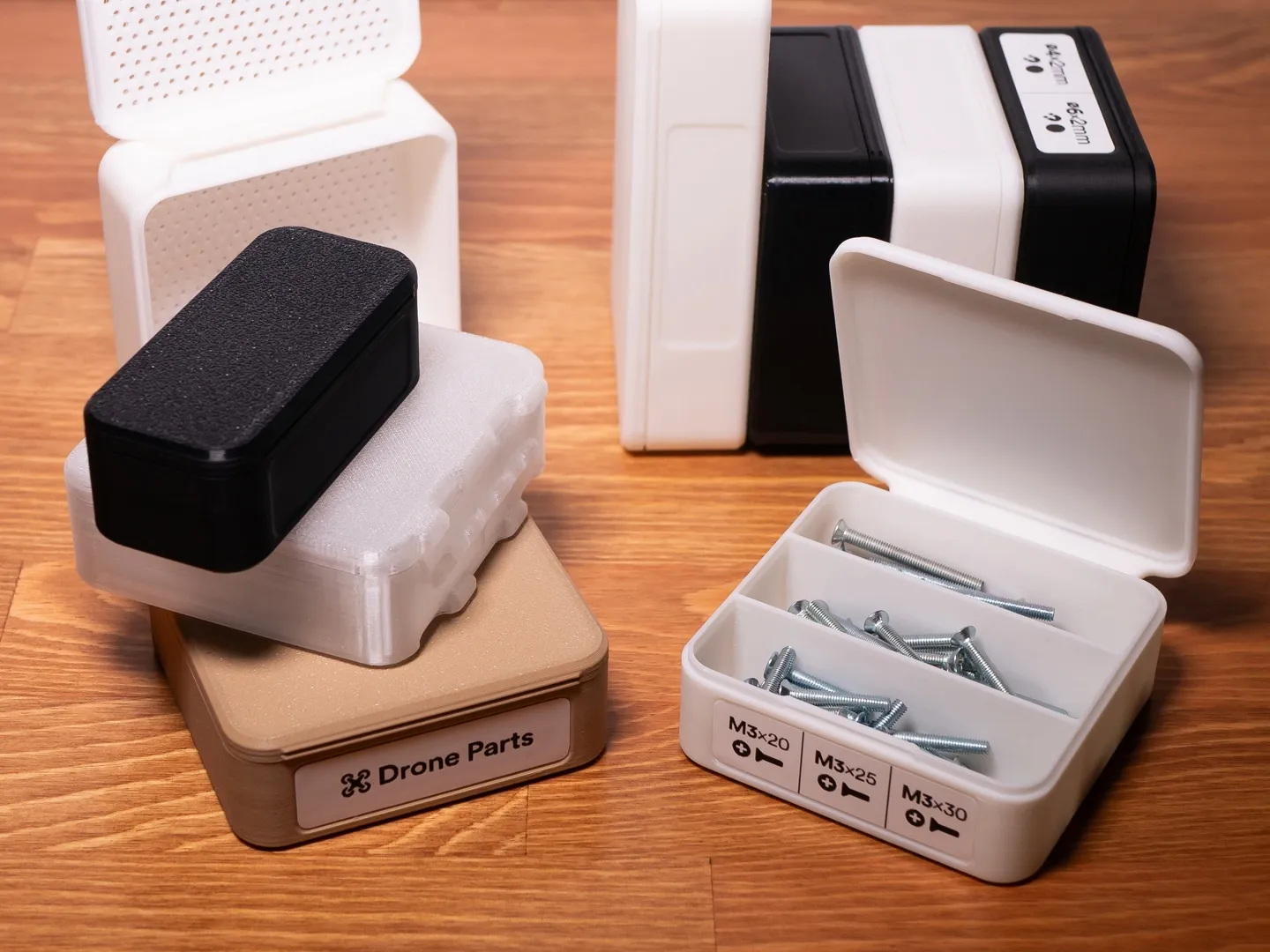 Clamshell Box - 18 Variants - 33gr Filament