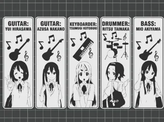 轻音少女书签